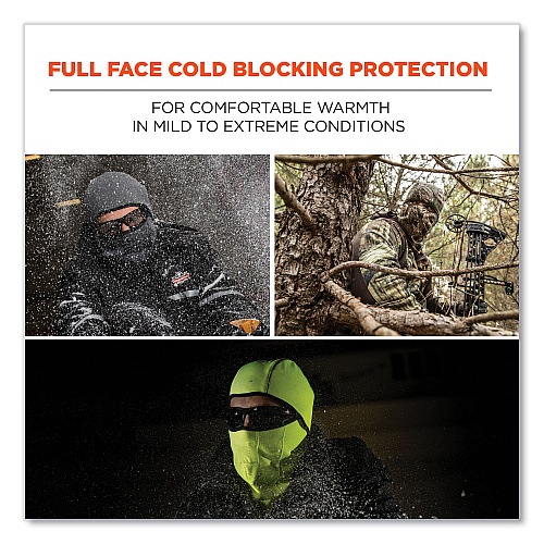 ergodyne N-Ferno 6823 Hinged Balaclava Face Mask, Fleece, One Size Fits Most, Realtree Edge (16833)