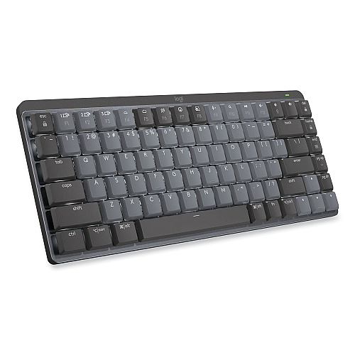 Logitech MX Mechanical Wireless Illuminated Performance Keyboard, Mini, Graphite (920010550)