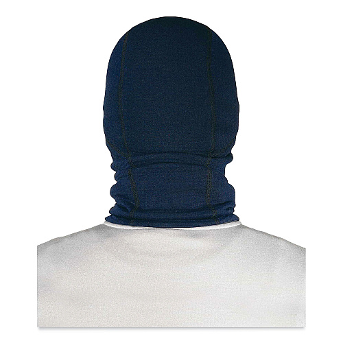 ergodyne N-Ferno 6847 FR Dual Compliant Balaclava Face Mask, Polartec FR Power Grid Fleece, One Size Fits Most, Navy (16848)