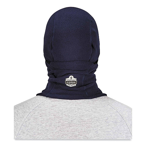 ergodyne N-Ferno 6823 Hinged Balaclava Face Mask, Fleece, One Size Fits Most, Navy (16851)