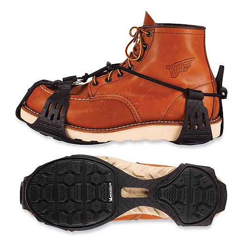 ergodyne Trex 6325 Spikeless Traction Devices, Large (Men's Size 8 to 11), Black, Pair (16924)