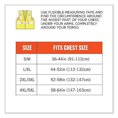 ergodyne GloWear 8260FRHL Class 2 FR Safety Hook and Loop Vest, Modacrylic/Kevlar, 2X-Large/3X-Large, Lime (21497)