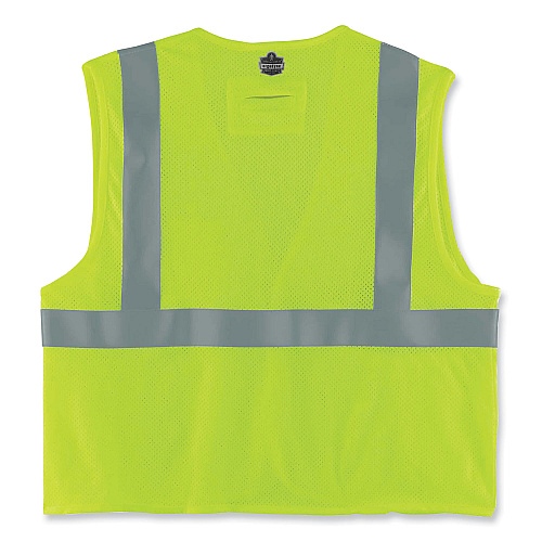 ergodyne GloWear 8260FRHL Class 2 FR Safety Hook and Loop Vest, Modacrylic/Kevlar, 4X-Large/5X-Large, Lime (21499)