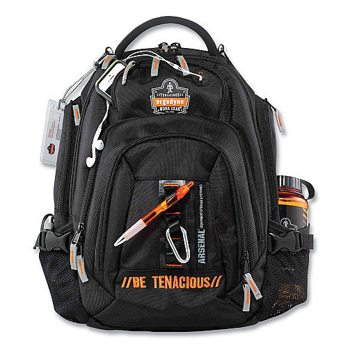 ergodyne Arsenal 5144 Mobile Office Backpack, 8 x 14 x 28, Black (13044)