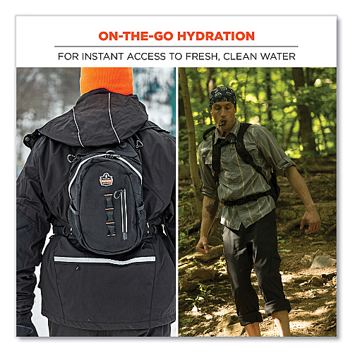 ergodyne Chill-Its 5157 Cargo Hydration Pack with Storage, 3 L, Hi-Vis Lime (13164)