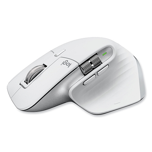 Logitech MX Master 3S Performance Wireless Mouse, 2.4 GHz Frequency/32 ft Wireless Range, Right Hand Use, Pale Gray (910006558)