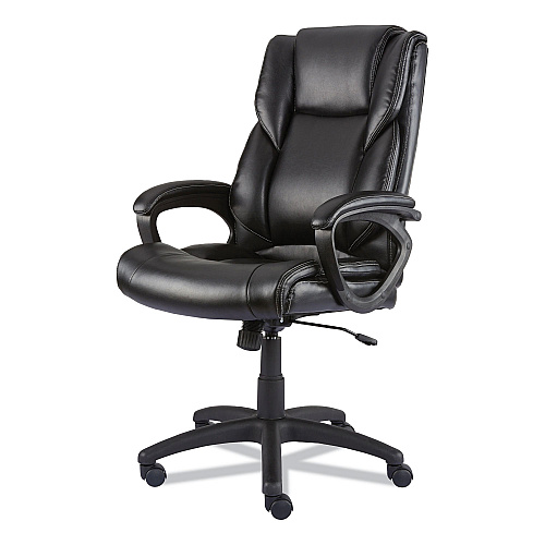 Alera Brosna Series Mid-Back Task Chair, Supports Up to 250 lb, 18.15" to 21.77 Seat Height, Black Seat/Back, Black Base (ALEBRN42B19)