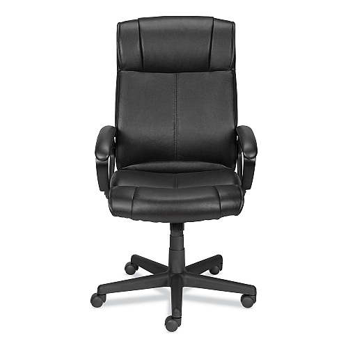 Alera Dalibor Series Manager Chair, Supports Up to 250 lb, 17.5" to 21.3" Seat  Height, Black Seat/Back, Black Base (ALEDB41B19)