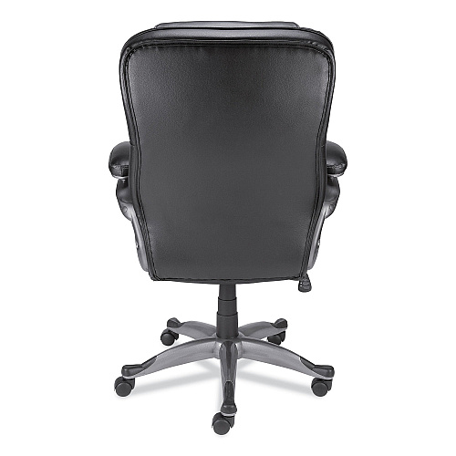 Alera Birns Series High-Back Task Chair, Supports Up to 250 lb, 18.11" to 22.05" Seat Height, Black Seat/Back, Chrome Base (ALEBN41B19)