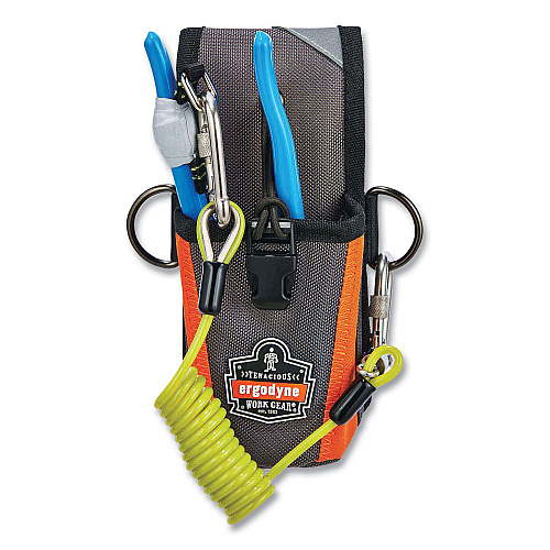 ergodyne Arsenal 5561 Small Tool and Radio Loop Holster, 2.5 x 4.5 x 8.5, Polyester, Gray (13561)