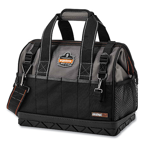 ergodyne Arsenal 5802 Medium Widemouth Tool Organizer, 28 Compartments, 8.5 x 14.5 x 11, Ballistic Polyester, Black/Gray (13702)