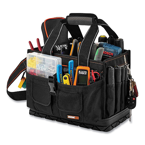 ergodyne Arsenal 5810 Open Top Tool Organizer, 30 Compartments, 7 x 13 x  0.5, Ballistic Polyester, Black/Gray (13710)