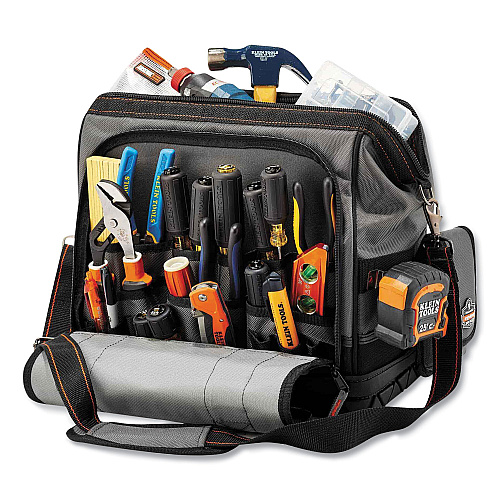 ergodyne Arsenal 5817 Open Face Tool Organizer, Medium, 61 Compartments, 8.5 x 15 x 13.5, Ballistic Polyester, Black/Gray (13717)
