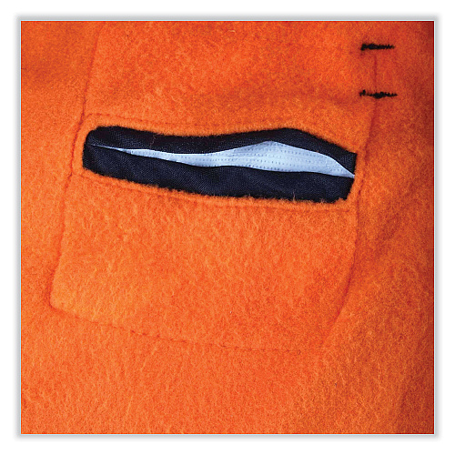 ergodyne N-Ferno 6867 3Layer Quilt Shoulder Winter Liner, Fleece/Foam/Polyester, One Size Fits Most, Black (16867)