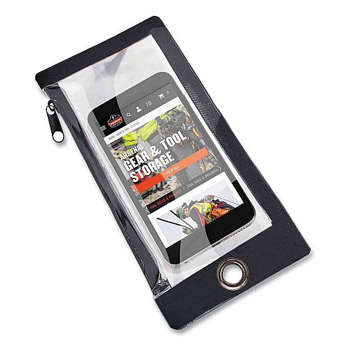 ergodyne Squids 3195 Cell Phone Tool Tethering Kit, 1 lb Max Working Capacity, 12" to 48", Black/Orange (19665)
