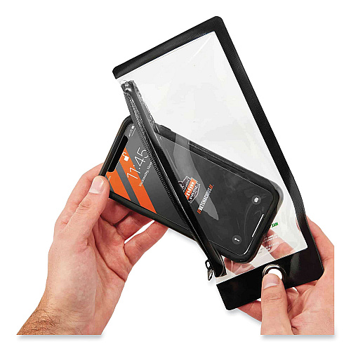 ergodyne Squids 3195 Cell Phone Tool Tethering Kit, 1 lb Max Working Capacity, 12" to 48", Black/Orange (19665)