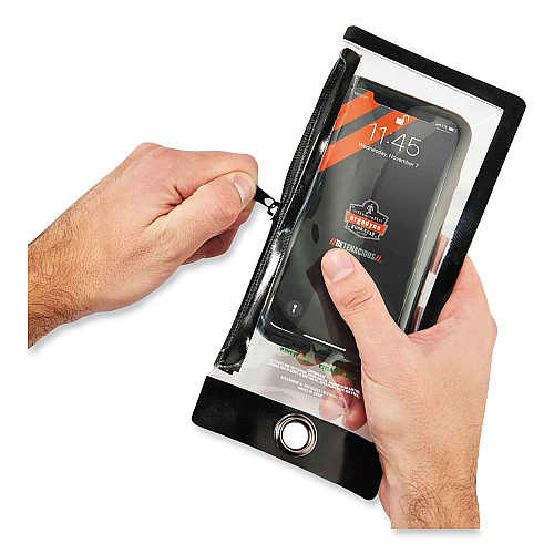 ergodyne Squids 3195 Cell Phone Tool Tethering Kit, 1 lb Max Working Capacity, 12" to 48", Black/Orange (19665)