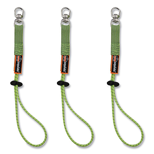 ergodyne Squids 3182 Tool Tethering Kit, 10 lb Max Working Capacity, 38" to 48" Long, Orange/Gray and Neon Green (19652)