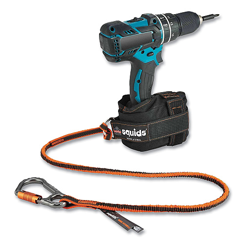 ergodyne Squids 3183 Carpenter + Laborer Tool Tethering Kit, Assorted Max Working Capacities, Lengths and Colors (19653)