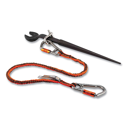ergodyne Squids 3186 Iron + Steel Worker Tool Tethering Kit, Assorted Max Working Capacities, Lengths and Colors (19656)