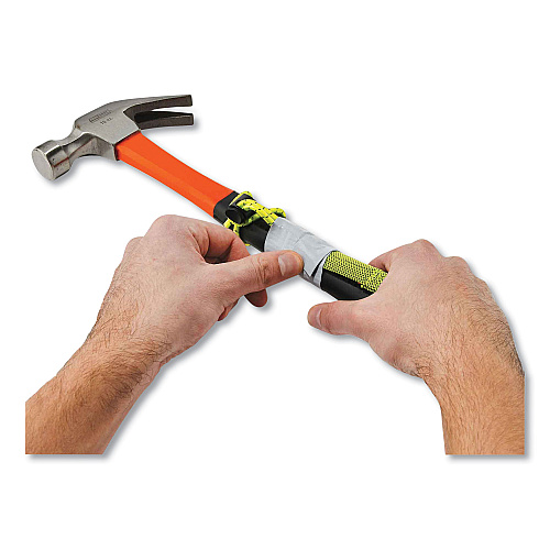 ergodyne Squids 3755 Self-Adhering Tool Traps, Up to 15 lb Max Working Capacity, 12 ft Long, Gray (19755)
