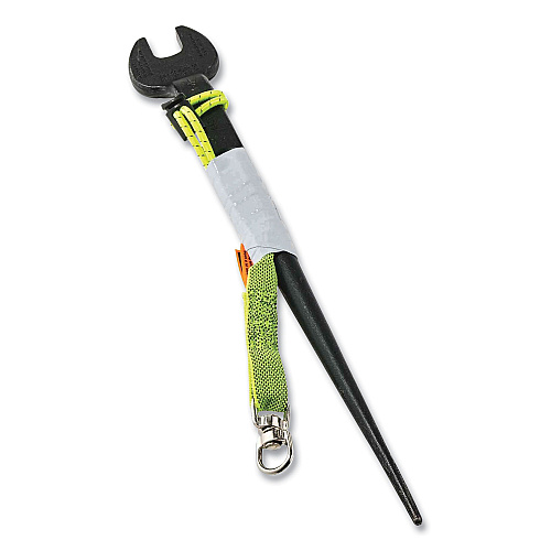 ergodyne Squids 3713 Elastic Loop Tool Tails with Swiveling D-Rings, 10 lb Max Working Capacity, 15" Long, 3/Pack, 20 Packs/Carton (19765BULK)