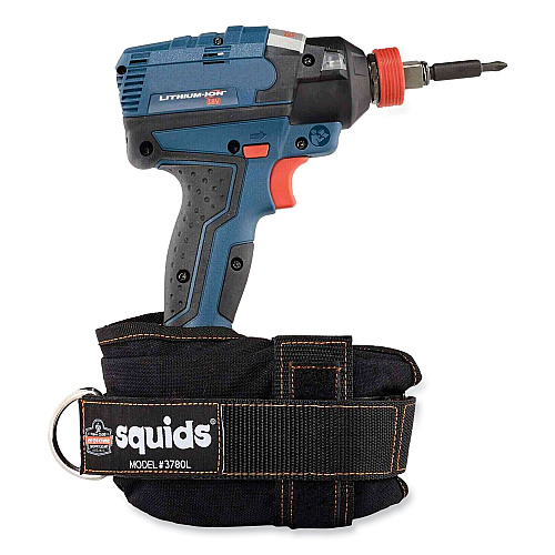 ergodyne Squids 3780 Power Tool Trap, Large, 3.25 x 4 x 9, Nylon, Black (19784)