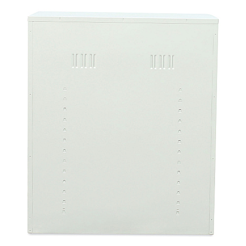 Alera Assembled 42" High Heavy-Duty Welded Storage Cabinet, Two Adjustable Shelves, 36w x 18d, Putty (ALECM4218PY)