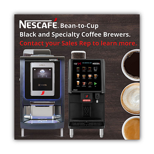 Nescaf Espresso Whole Bean Coffee, Arabica, 2.2 lb Bag, 6/Carton (24631CT)