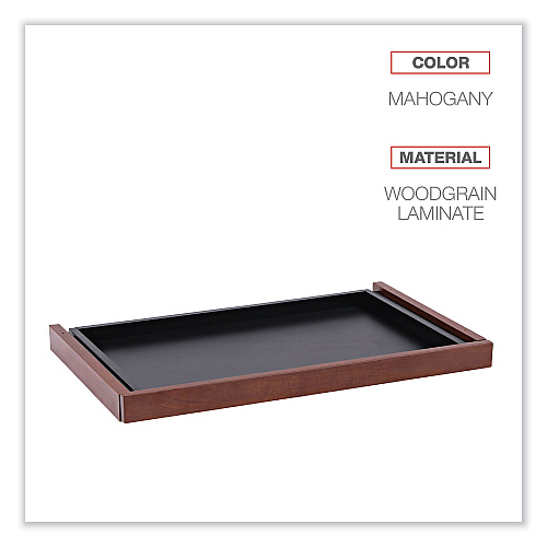 Alera Valencia Series Center Drawer, Laminate, 24.5w x 15d x 2h, Medium Cherry (ALEVA312414MC)