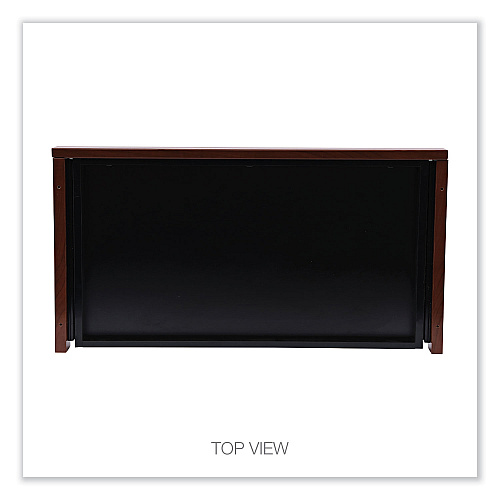 Alera Valencia Series Center Drawer, Laminate, 24.5w x 15d x 2h, Medium Cherry (ALEVA312414MC)