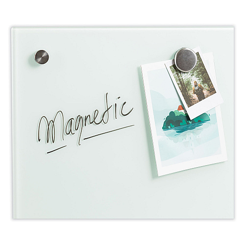 U Brands Glass Dry Erase Board, 35 x 23, White Surface (2298U0001)