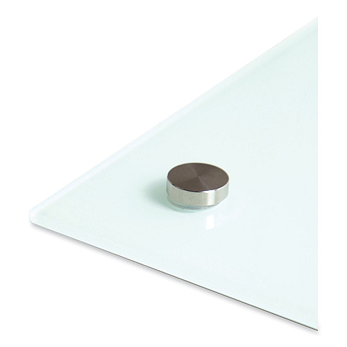 U Brands Glass Dry Erase Board, 96 x 47, White Surface (4148U0001)