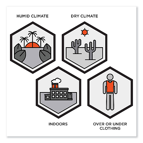ergodyne Chill-Its 6230 Standard Phase Change Cooling Vest with Packs, Cotton, Small/Medium, Khaki (12000)