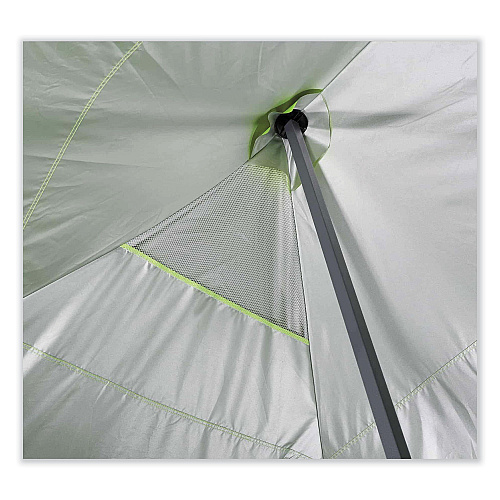 ergodyne Shax 6015 Heavy-Duty Pop-Up Tent, Single Skin, 10 ft x 20 ft, Polyester/Steel, Lime (12915)