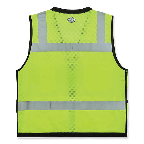 ergodyne GloWear 8253HDZ Class 2 Heavy-Duty Mesh Surveyors Vest, Polyester, Small/Medium, Lime (23323)