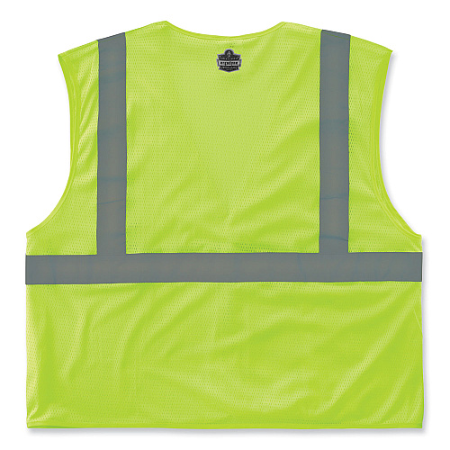 ergodyne GloWear 8210HL-S Single Size Class 2 Economy Mesh Vest, Polyester, 3X-Large, Lime (24527)