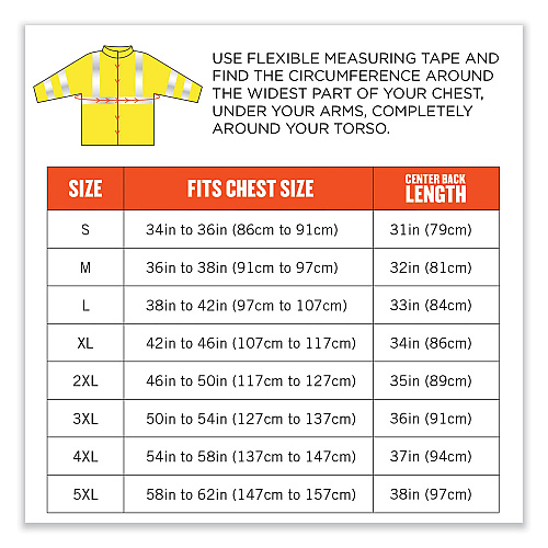 ergodyne GloWear 8384 Class 3 Hi-Vis Quilted Thermal Parka, Medium, Lime (25563)