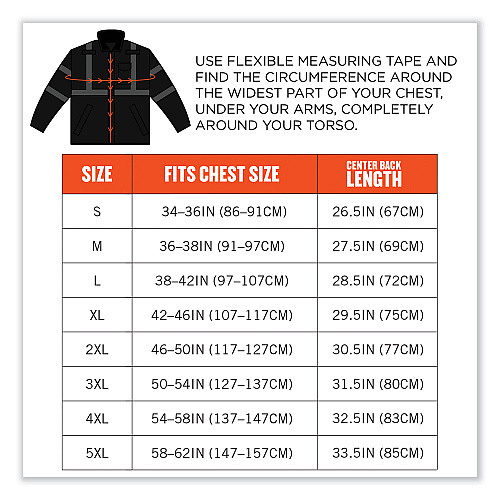 ergodyne GloWear 8377EV Non-Certified Hi-Vis Quilted Bomber Jacket, Black, 2X-Large (25646)