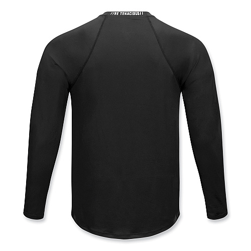 ergodyne N-Ferno 6436 Long Sleeve Lightweight Base Layer Shirt, Medium, Black (40233)