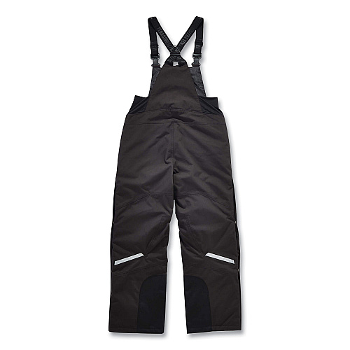 ergodyne N-Ferno 6471 Thermal Bibs with 500D Nylon Shell, Medium, Black (41213)