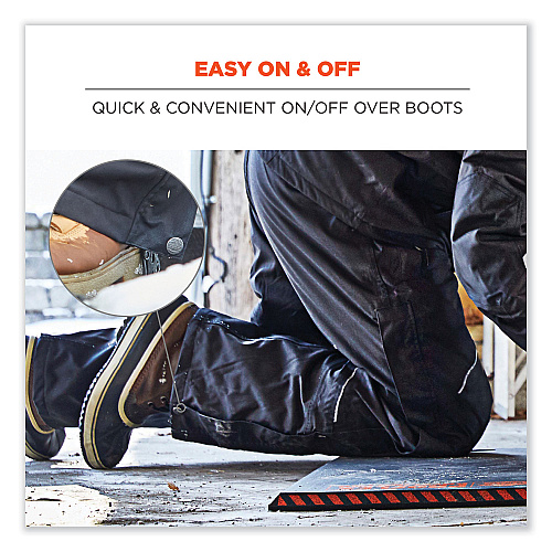 ergodyne N-Ferno 6472 Thermal Bib with 300D Oxford Shell, X-Large, Black (41225)