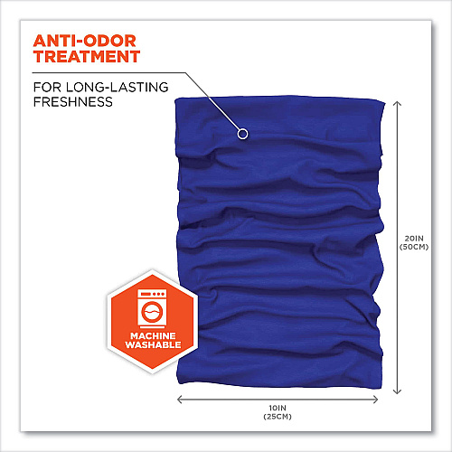 ergodyne Chill-Its 6485 Multi-Band, Polyester, One Size Fits Most, Blue (42120)