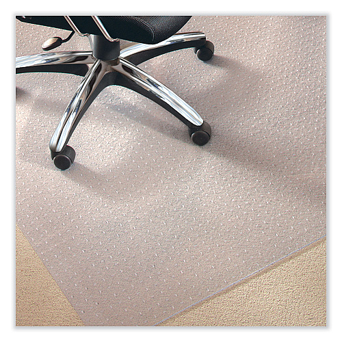 ES Robbins EverLife Chair Mat for Medium Pile Carpet, 60 x 96, Clear (122881)