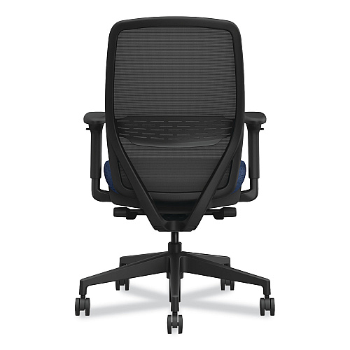 HON Nucleus Series Recharge Task Chair, Up to 300lb, 16.63" to 21.13" Seat Ht, Navy Seat, Black Back/Base (NR12SAMP13BT)