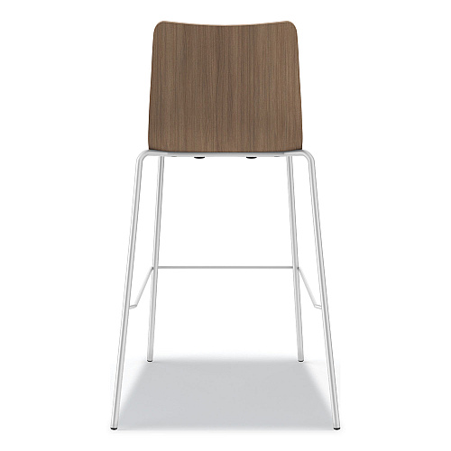 HON Ruck Laminate Task Stool, Supports up to 300 lb, 30" Seat Height, Pinnacle Seat/Base, Silver Frame (RUCK5LPINCP8)