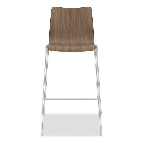 HON Ruck Laminate Task Stool, Supports up to 300 lb, 30" Seat Height, Pinnacle Seat/Base, Silver Frame (RUCK5LPINCP8)