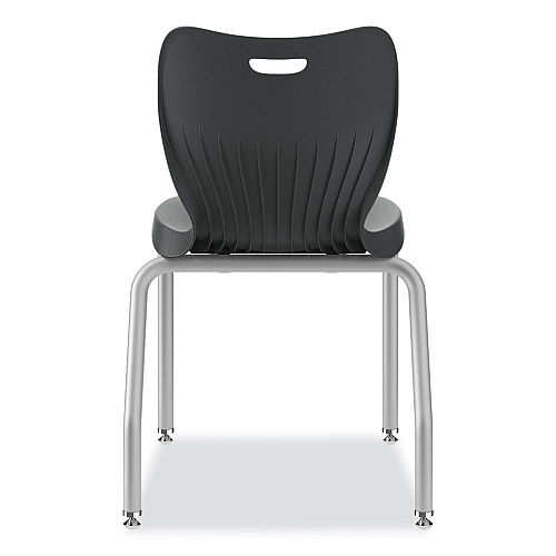 HON SmartLink Four-Leg Chair, Supports Up to 275 lb, 18" Seat Height, Lava Seat, Lava Back, Platinum Base (SL4L18ELAP)
