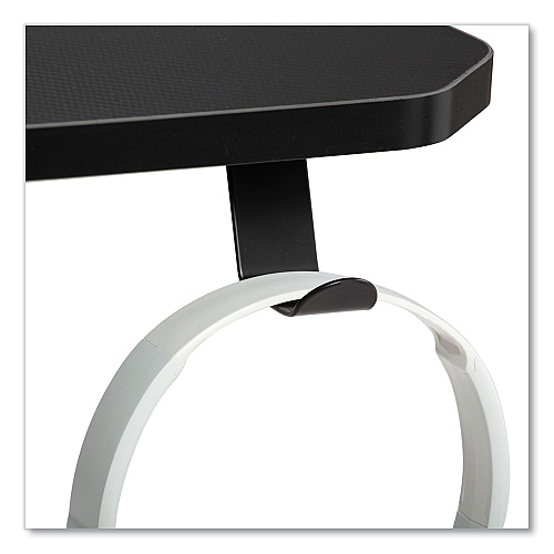 Safco Ultimate Computer Gaming Desk, 47.2" x 23.6" x 29.5", Black/Black (5393BL)