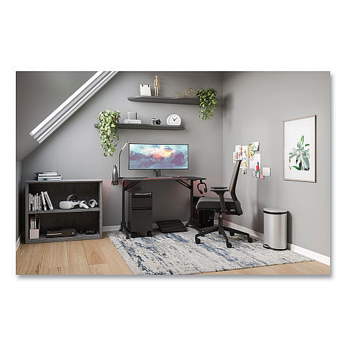Safco Ultimate Computer Gaming Desk, 47.2" x 23.6" x 29.5", Black/Black (5393BL)